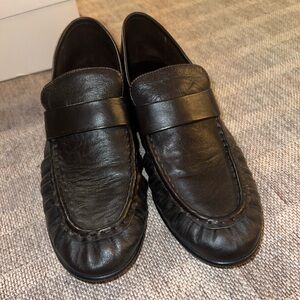 Tony Bianco gatsby loafers in chocolate brown